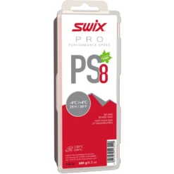 Swix PS8 Red -4°C/+4°C Ski Glide Wax